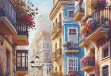 Concurso de Balcones Floridos en València 