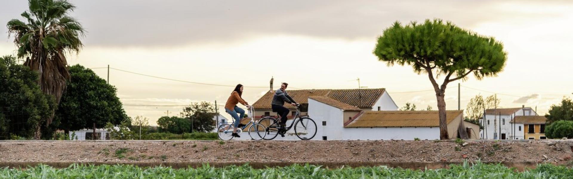 En bici por la huerta