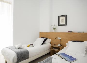habitacion dos camas del apartamento singular stay