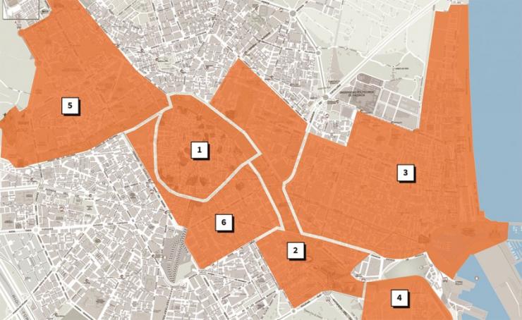 mapa de Valencia